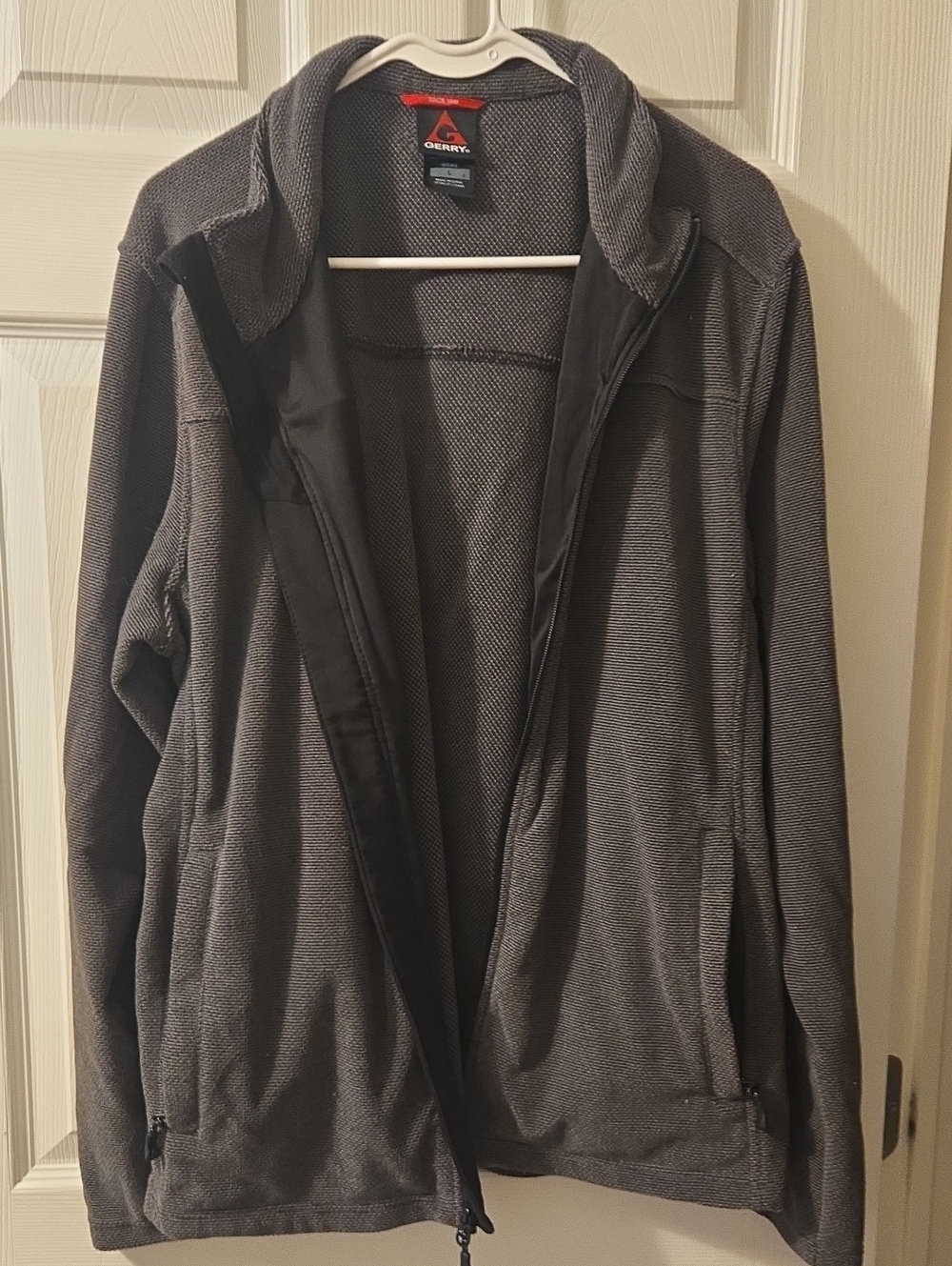 Gerry Weber Gray Textured Full-Zip Utility Jacket